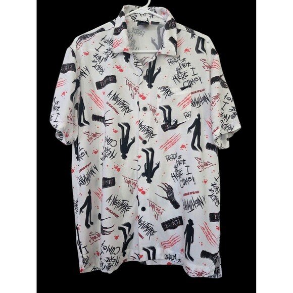 Freddie Krueger Halloween Horror Movie Nightmare On Elm Street Shirt Size Small - Picture 1 of 7